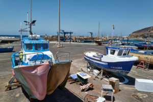 Der Fischerhafen von Morro Jable auf Fuerteventura.