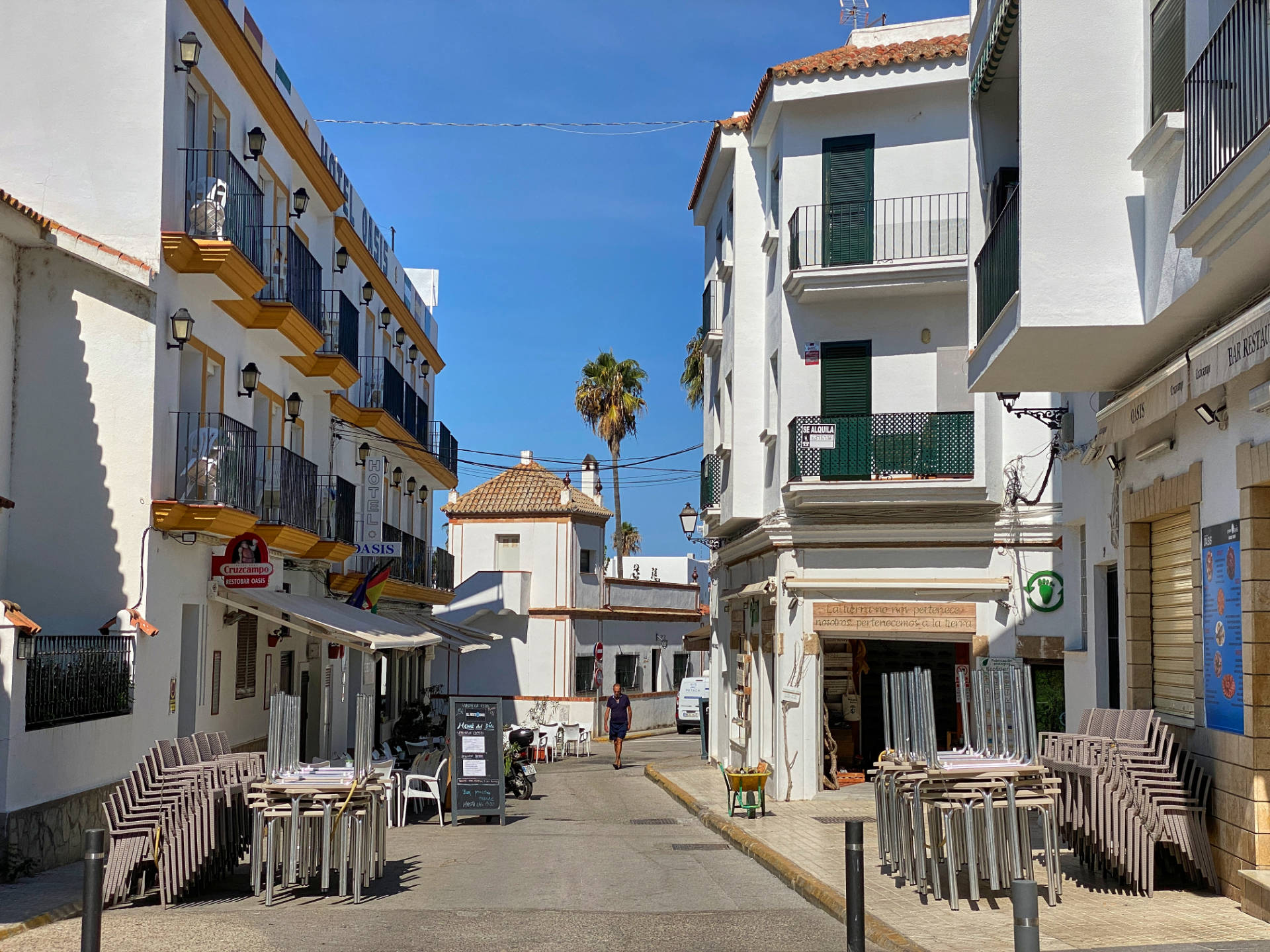 Avenida de la Playa Conil de la Frontera.