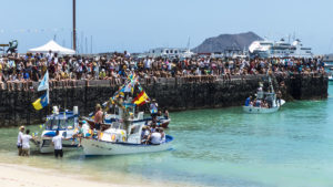 Fiesta Nuestra Señora del Carmen in Corralejo, Fuerteventura.
