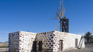 Eine „la molina“ in Tefía, Fuerteventura.