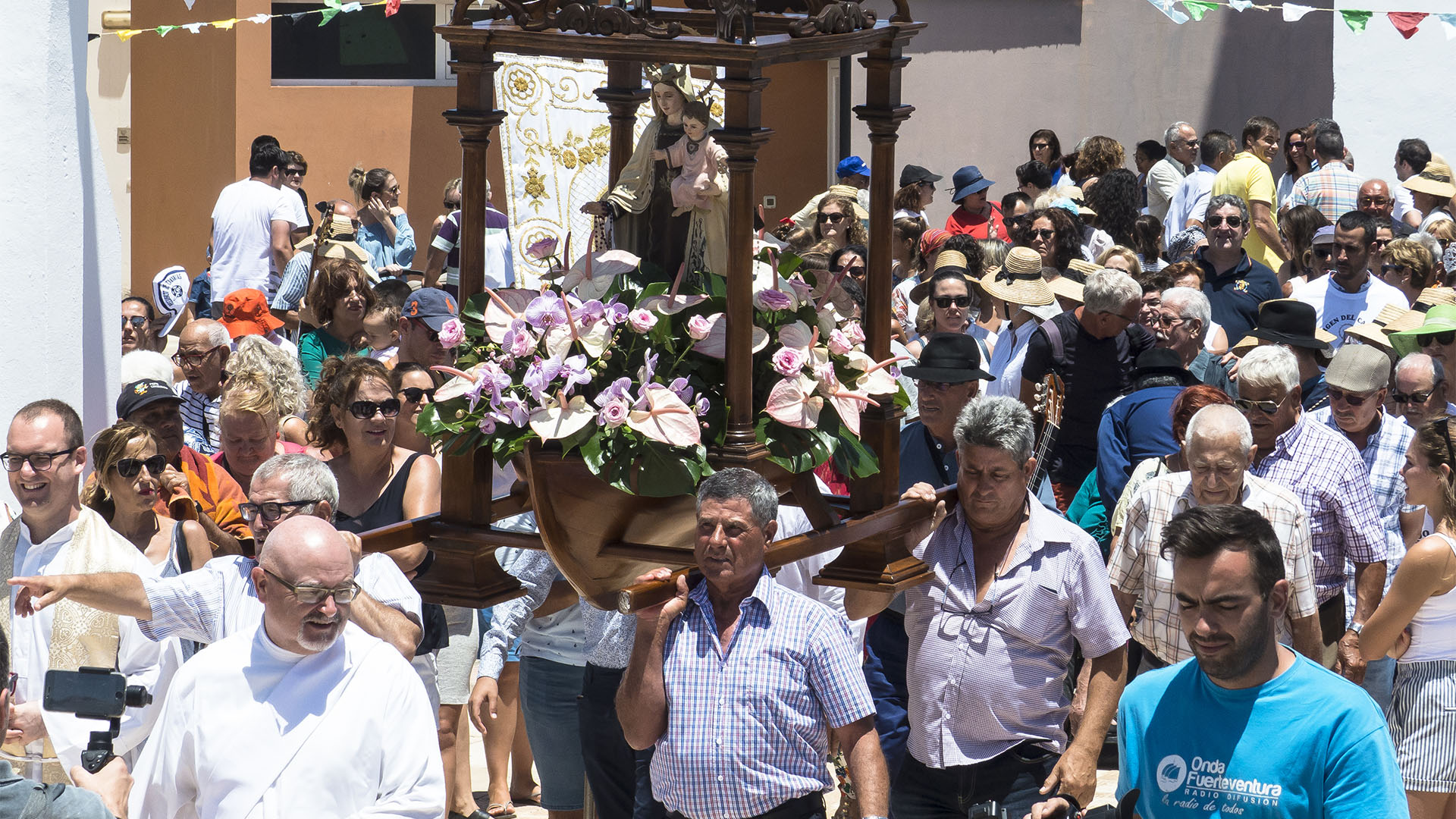 Fiesta Nuestra Señora del Carmen in Corralejo, Fuerteventura.