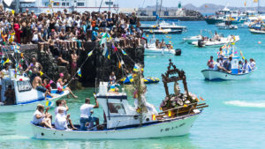 Fiesta Nuestra Señora del Carmen in Corralejo, Fuerteventura.
