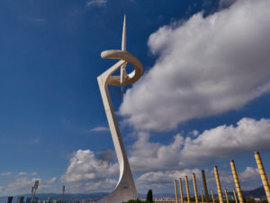 Torre de comunicacions de Montjuïc oder „Torre Calatrava“ – Olympia 1992 Barcelona.