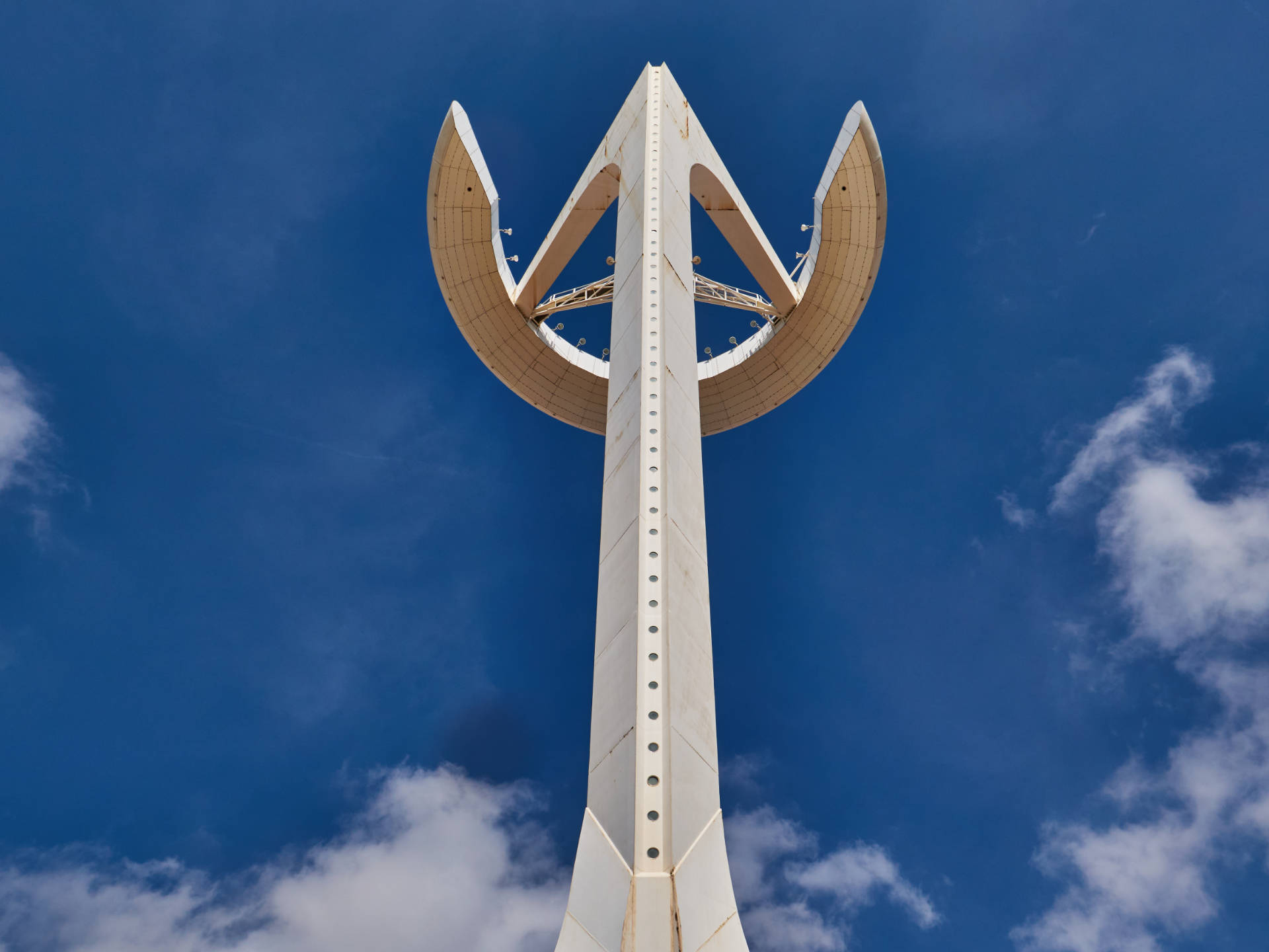 Torre de comunicacions de Montjuïc oder „Torre Calatrava“ – Olympia 1992 Barcelona.