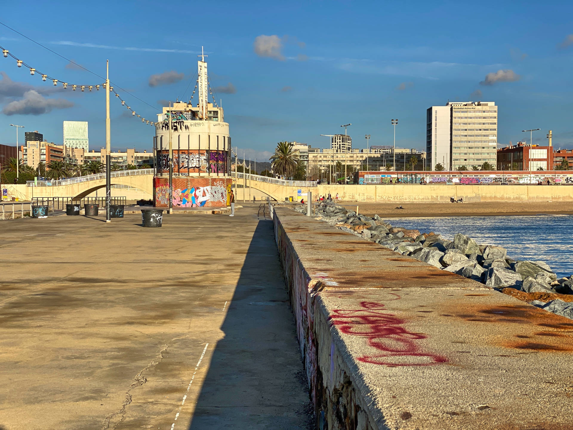 Barcelona – Mole Espigó del Llevant.