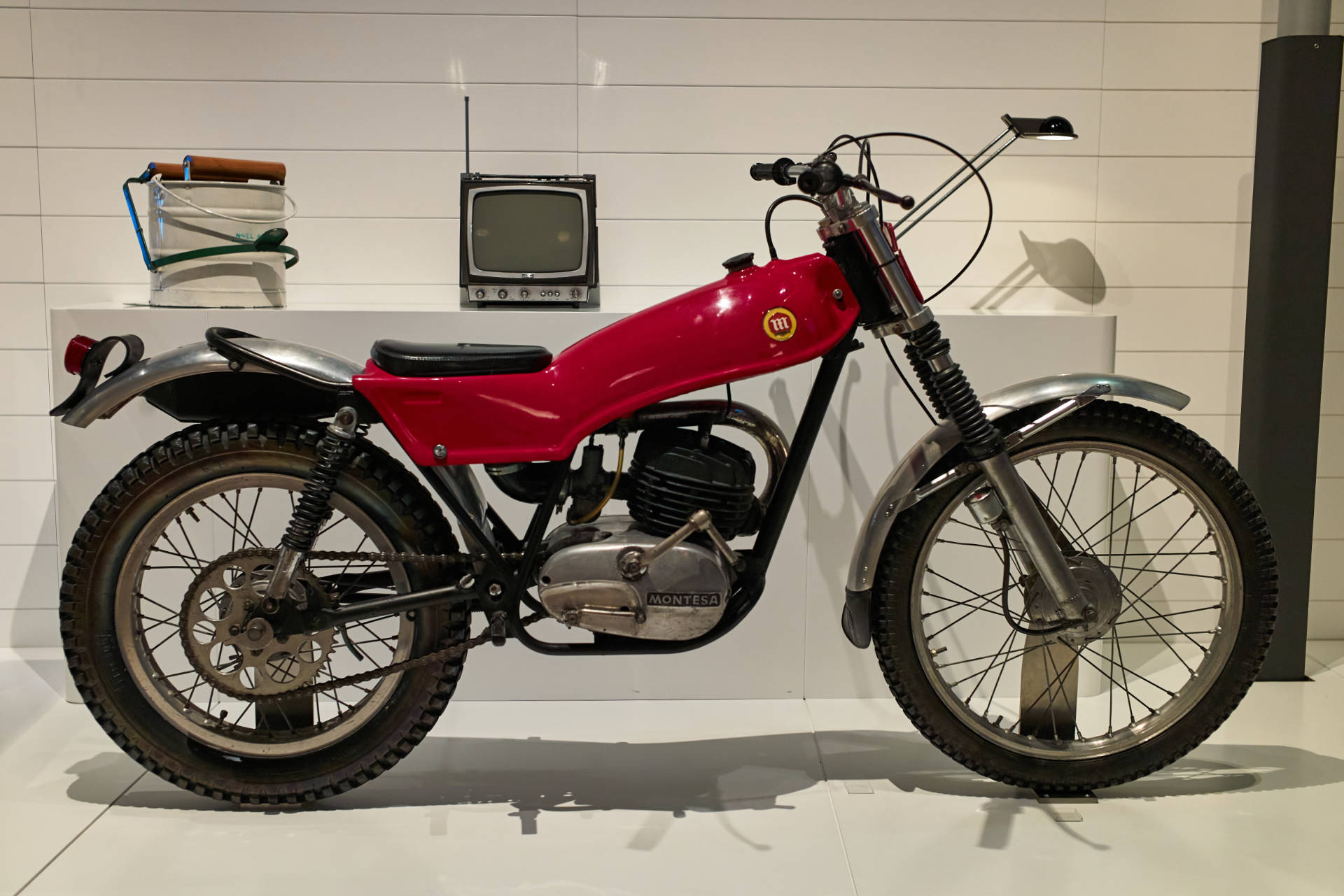 Barcelona – Museu del Disseny de Barcelona, Trial Maschine von Montesa.