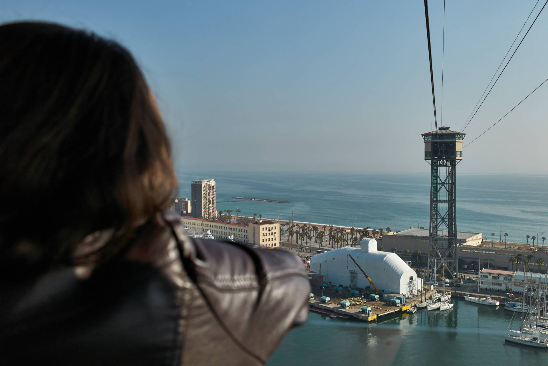 Barcelona – Teleférico del puerto Barcelona.