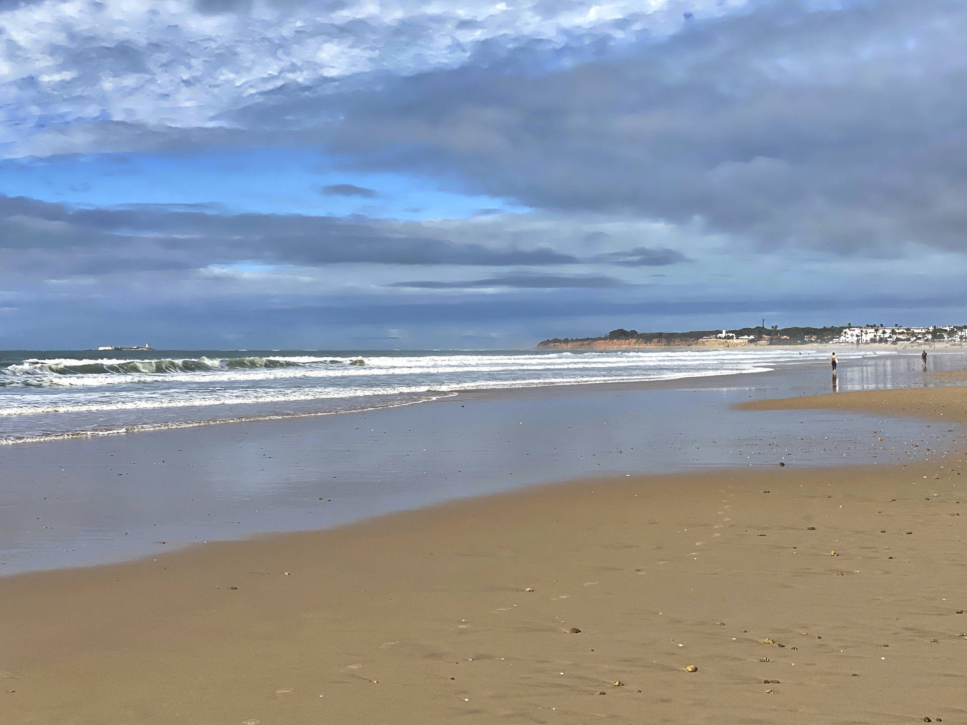 Playa de la Barrosa Costa de la Luz Spanien.