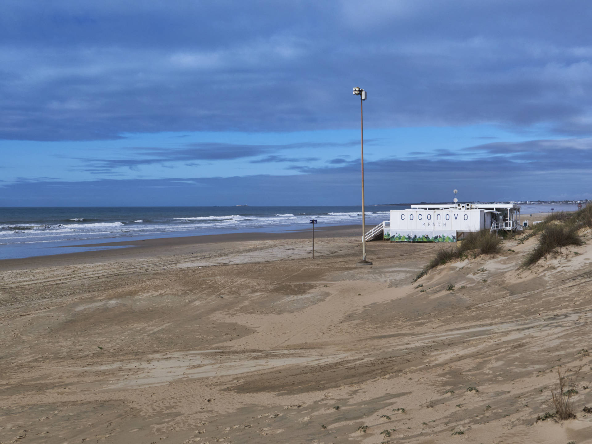 Playa de la Barrosa Costa de la Luz Spanien.