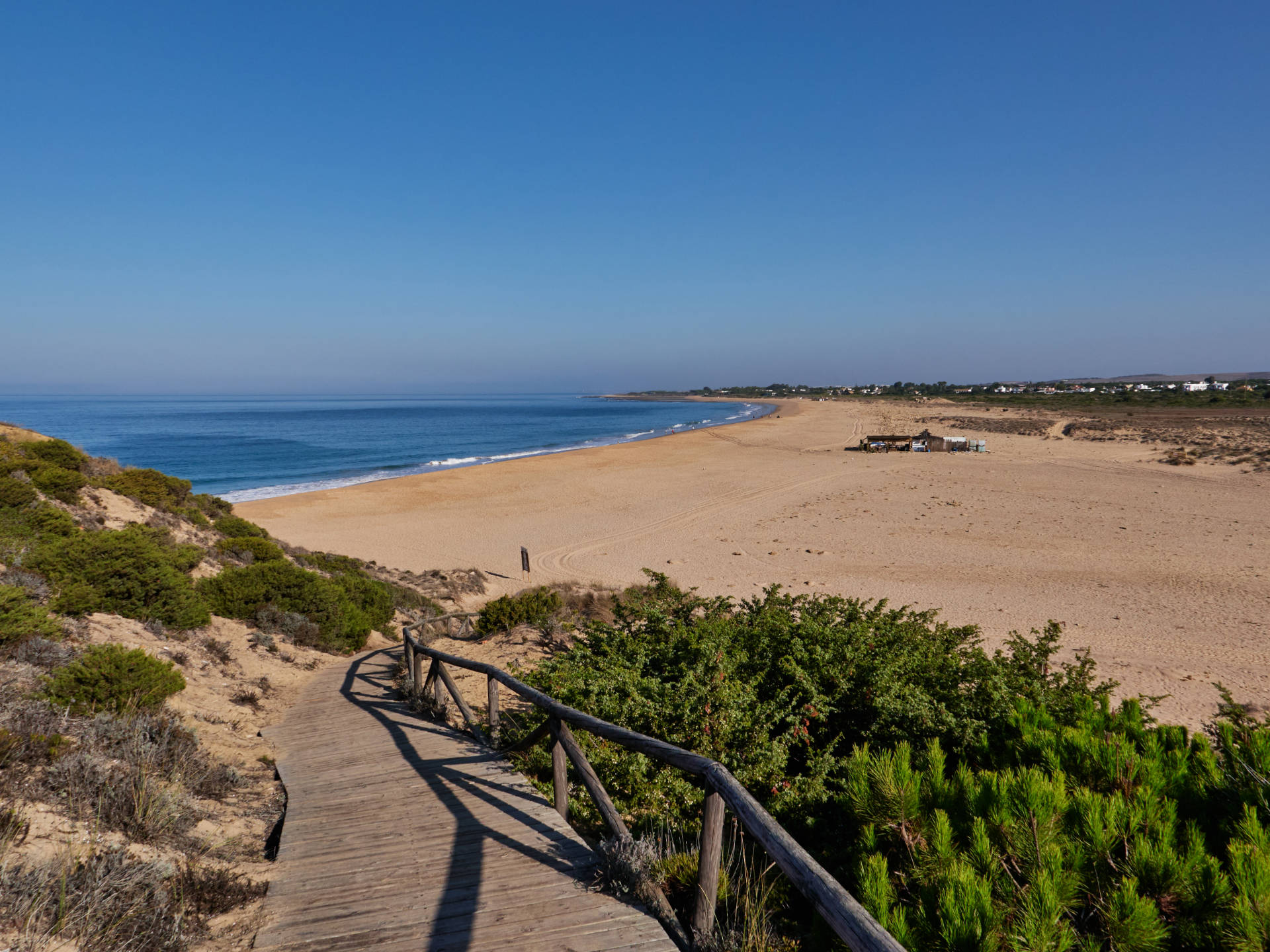 Chringuito Faro Beach Los Caños am Cabo de Trafalgar.