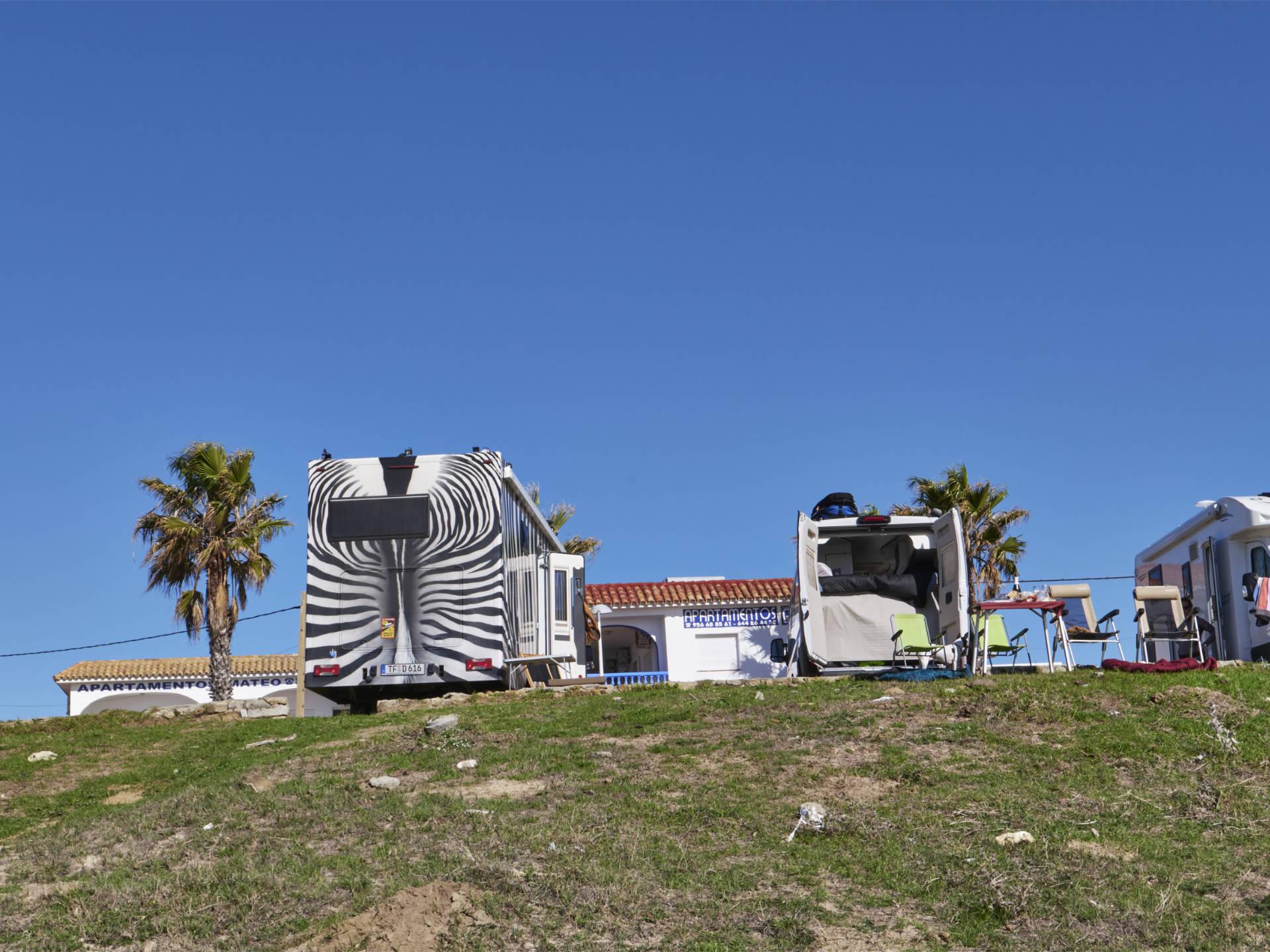 Campen am Playa de Bolonia – ultimativ, surfen ist alles.