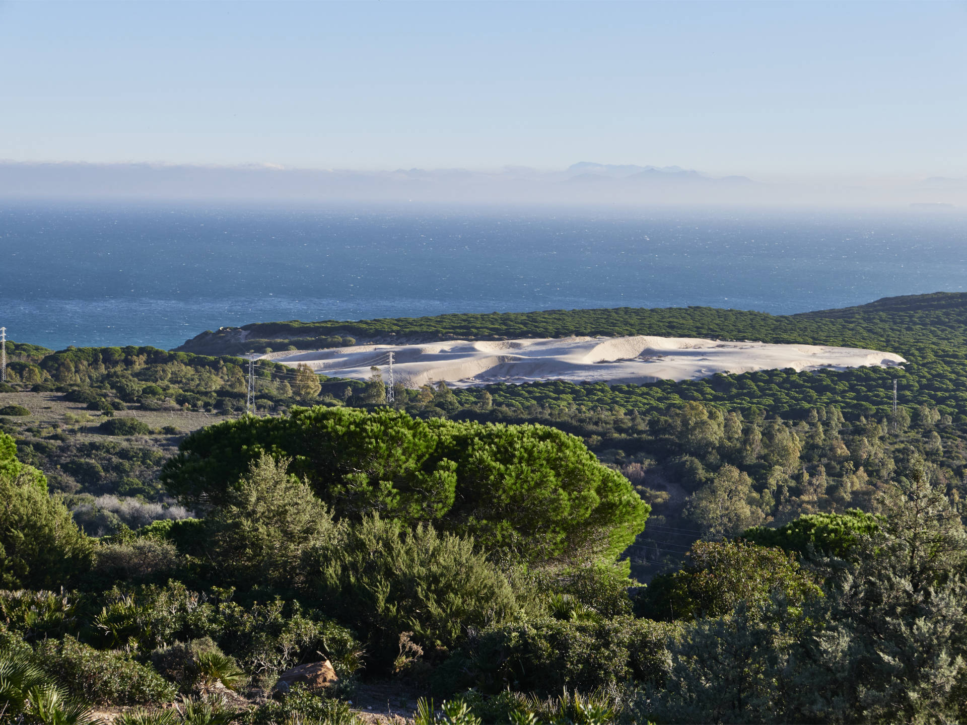 Touristenmagnet – die Düne am Playa de Bolonia Tarifa.