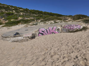 Bunker am Playa del Cañuelo Punta de Gracia Tarifa.