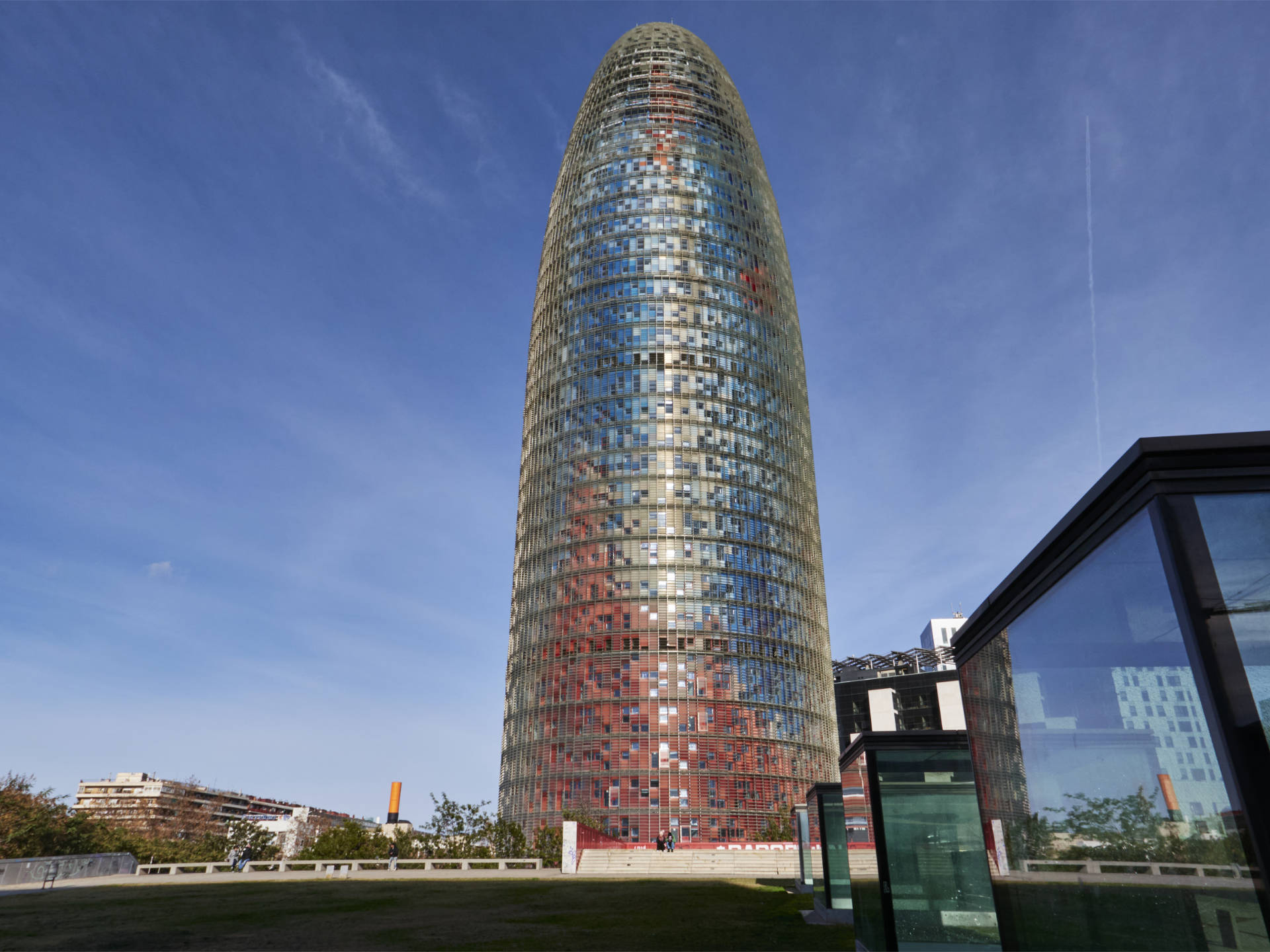 Torre Agbar aka. Torre Glòries + Museu del Disseny de Barcelona.