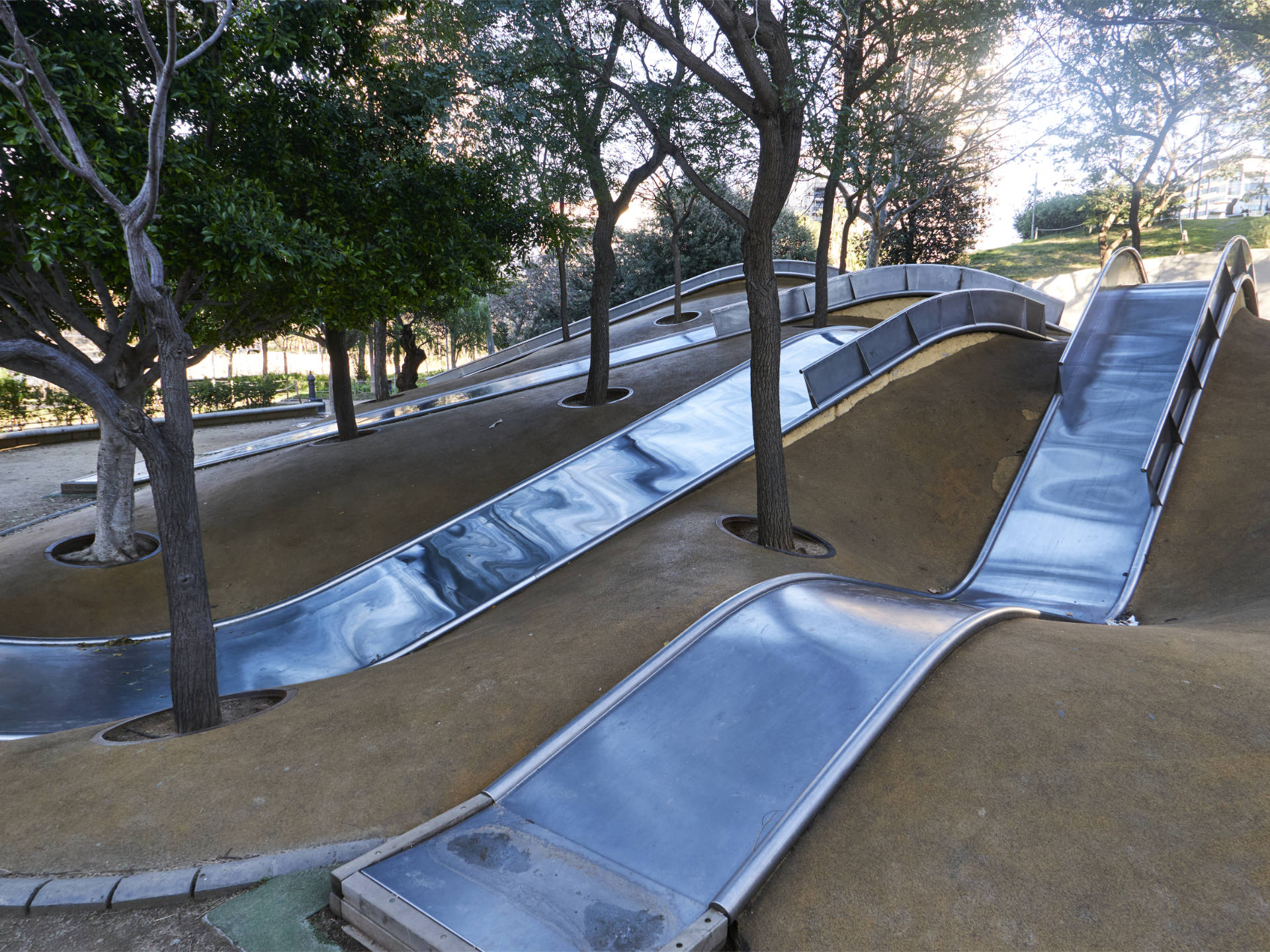 Parque de Diagonal Mar Barcelona.