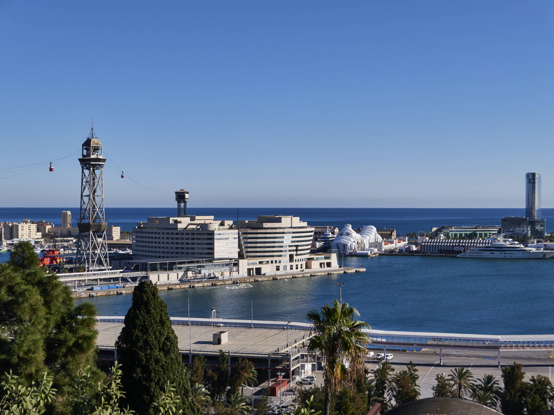 Teleférico del Puerto Barcelona.