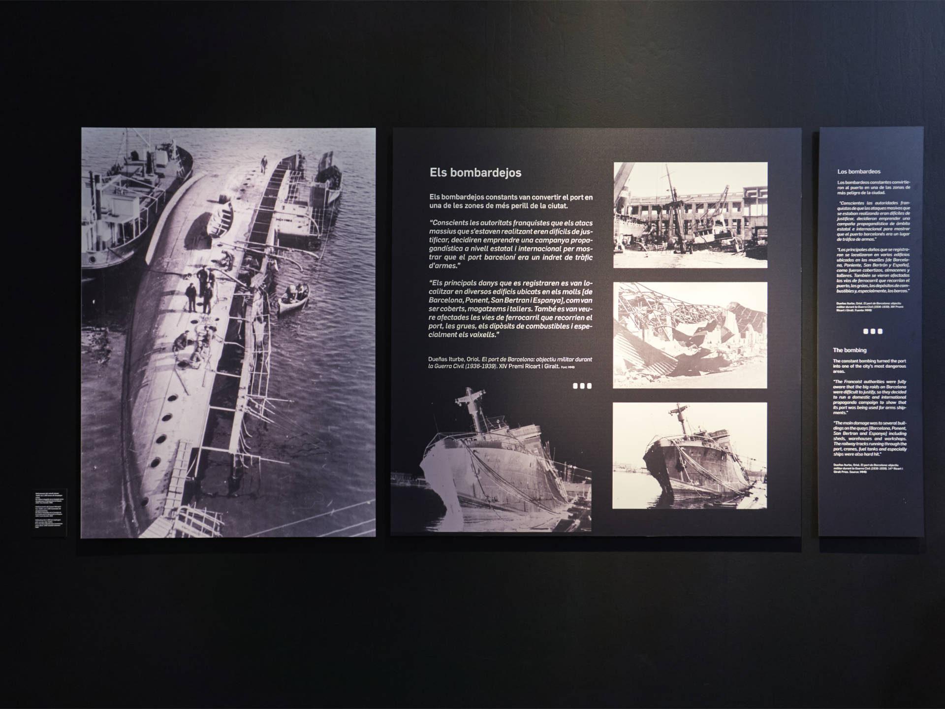 Bombardierung des Hafens von Barcelona – Fotos Joaquín Tusquets de Cabriol (*1904 - †1979).