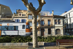 Die Rondalies fährt in Calella ein.