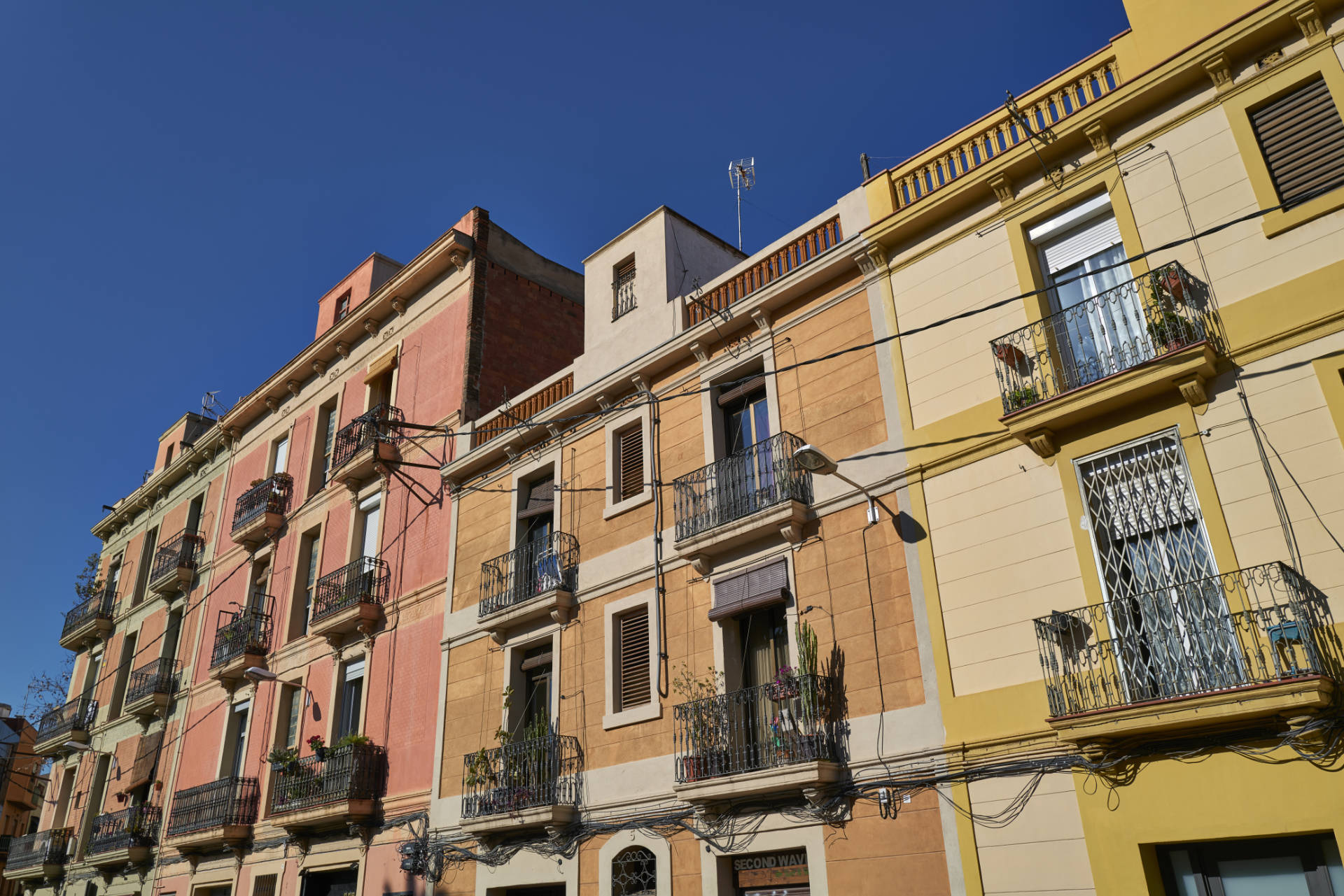 Bauten aus der Gründerzeit von Poblenou Barcelona.