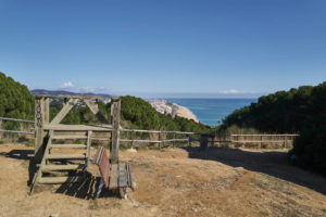 Torrets de Telegrafia Òptica an der Costa del Maresme.