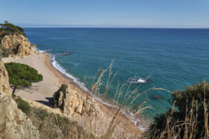 Cala Roca Grossa südlich von Calella.