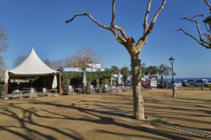Platja Gran de Calella an der Costa del Maresme.