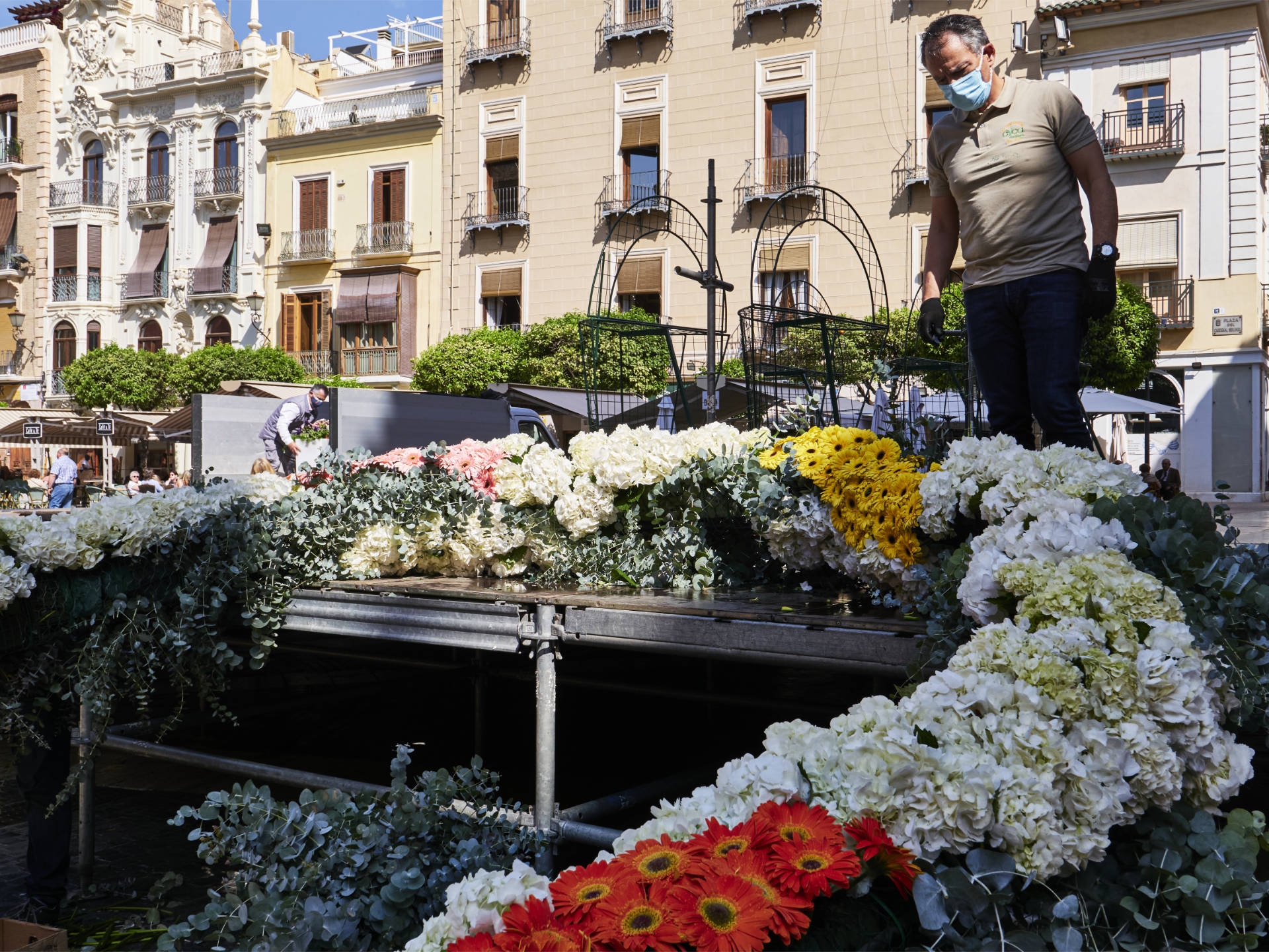 Plaza del Cardinal Belluga Murcia.