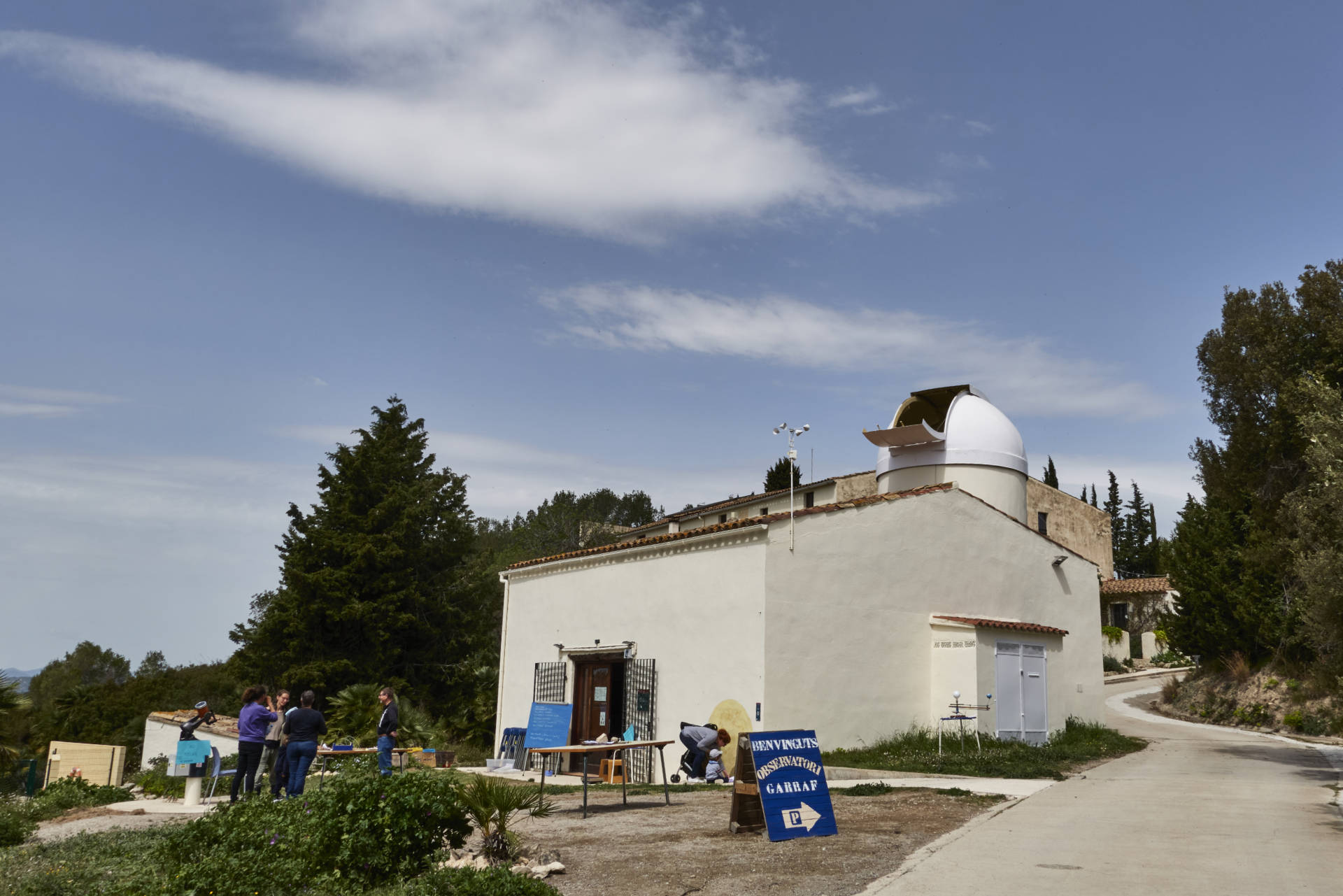 Volksbildung am Observatorio Astronómico del Garraf.