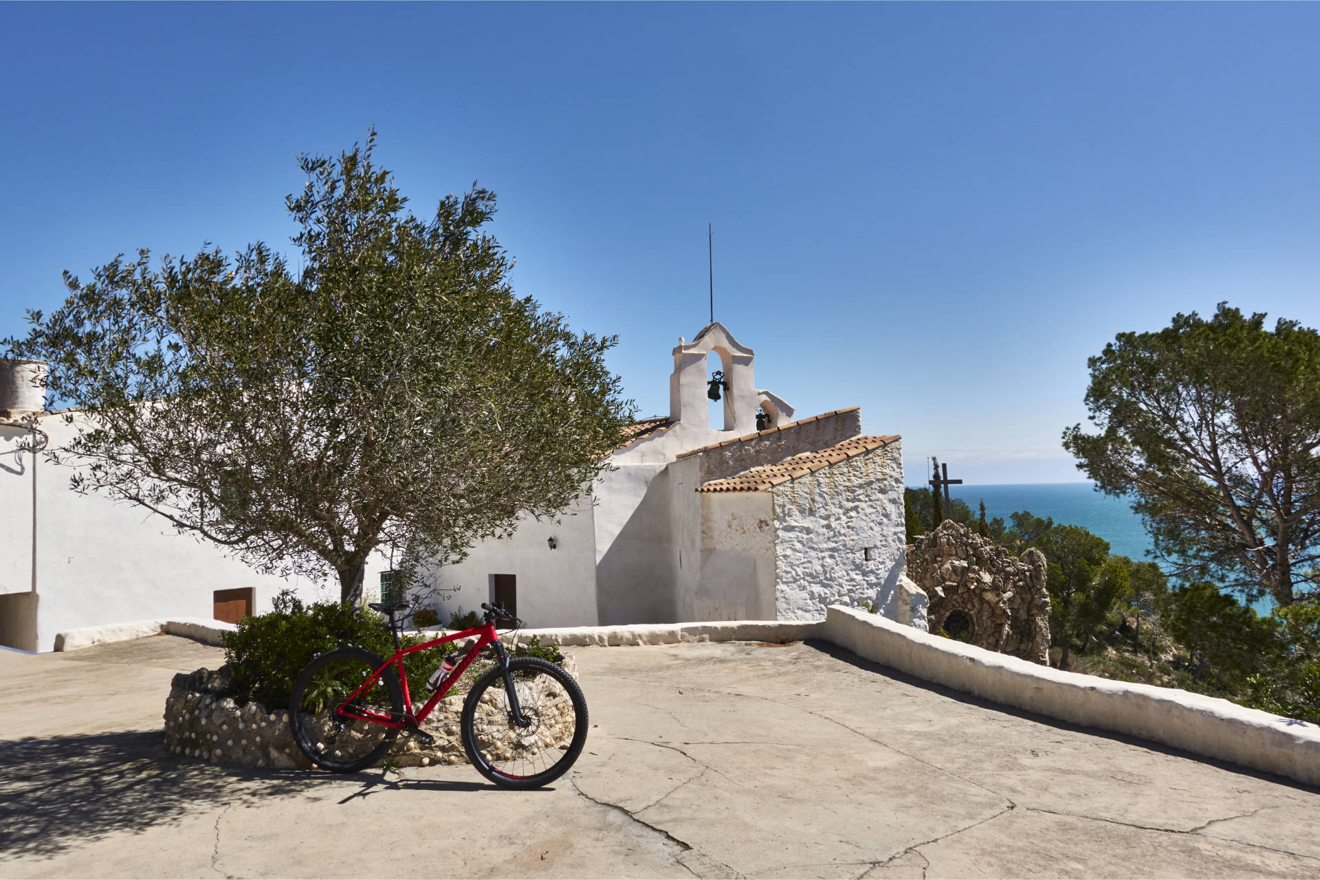 Ermita de Trinitat de Sitges España.