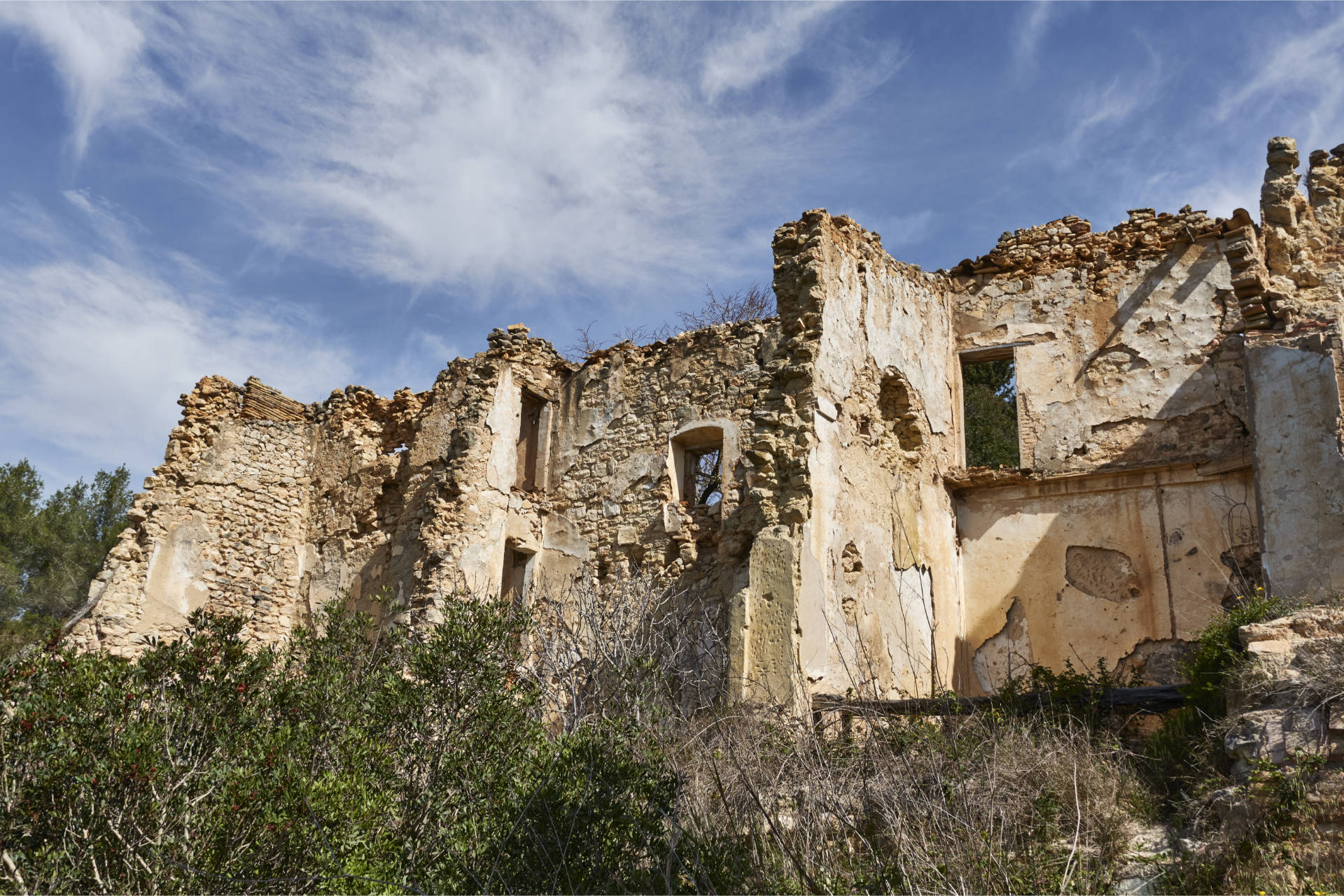 Die Ruinen von Jafre del Garraf.