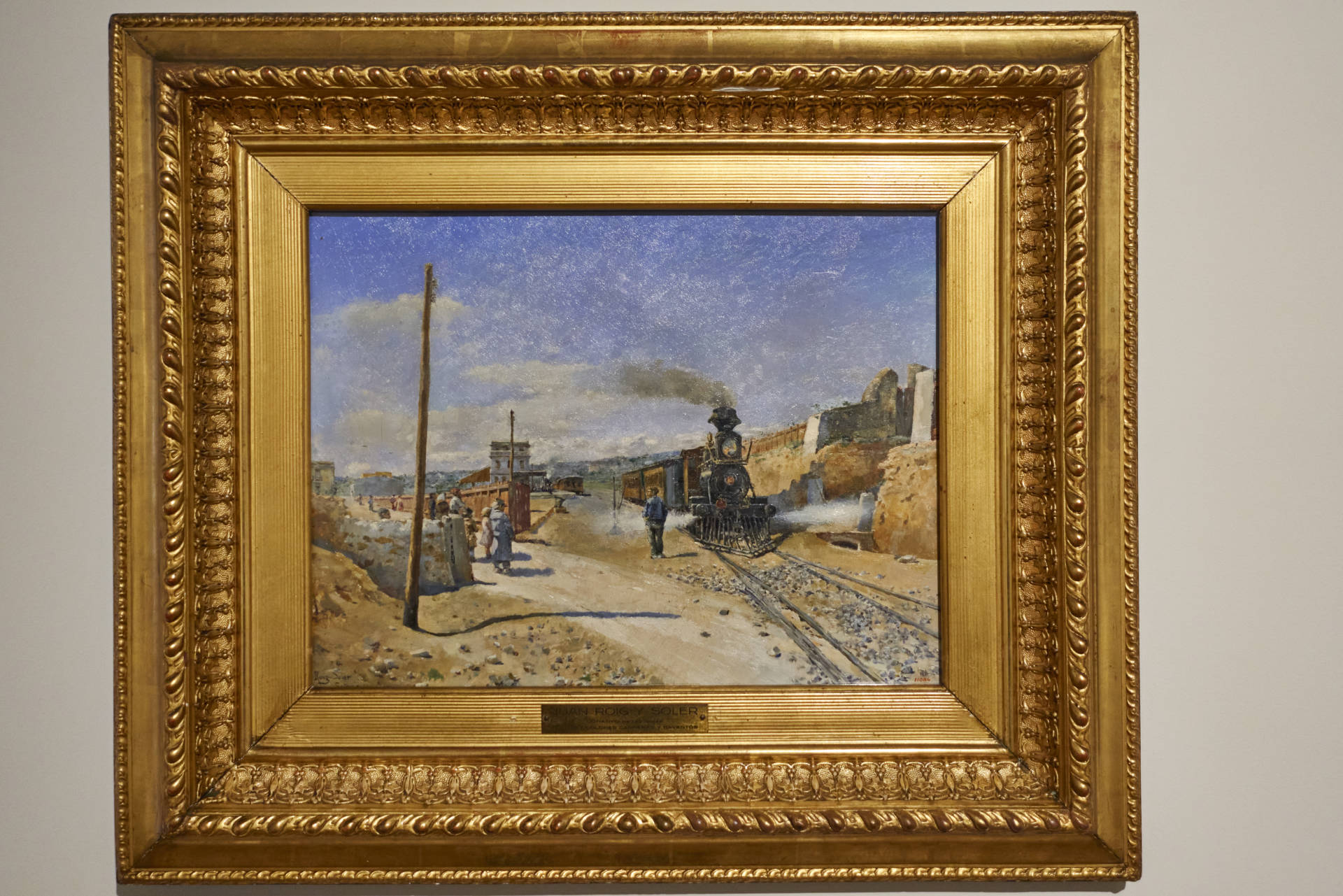 La estación de Sitges 1882 | Joan Roig i Soler | Museu del Cau Ferrat.