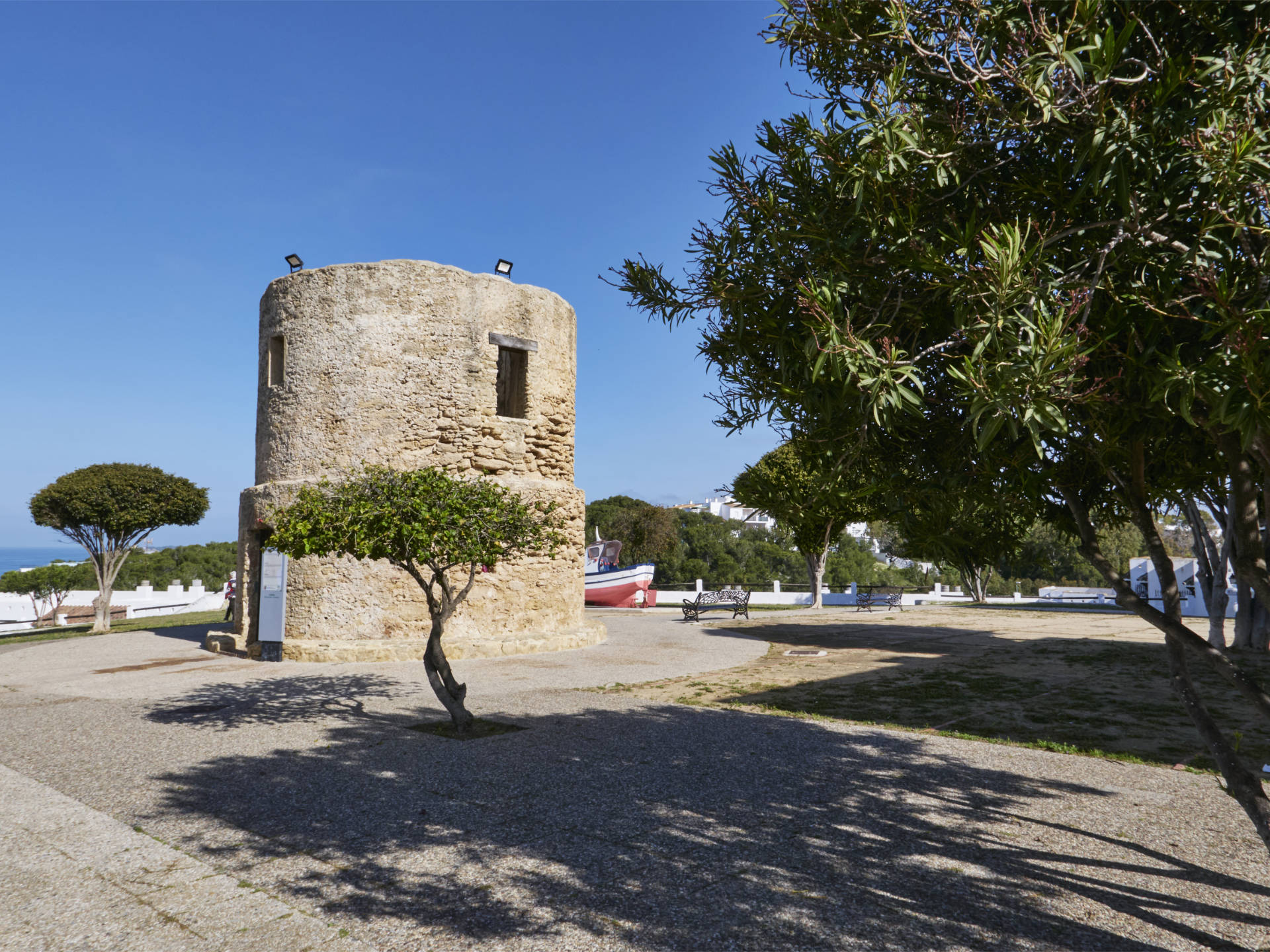 Der Plaza de Molino im Barrio de las Flores, Conil de la Frontera.