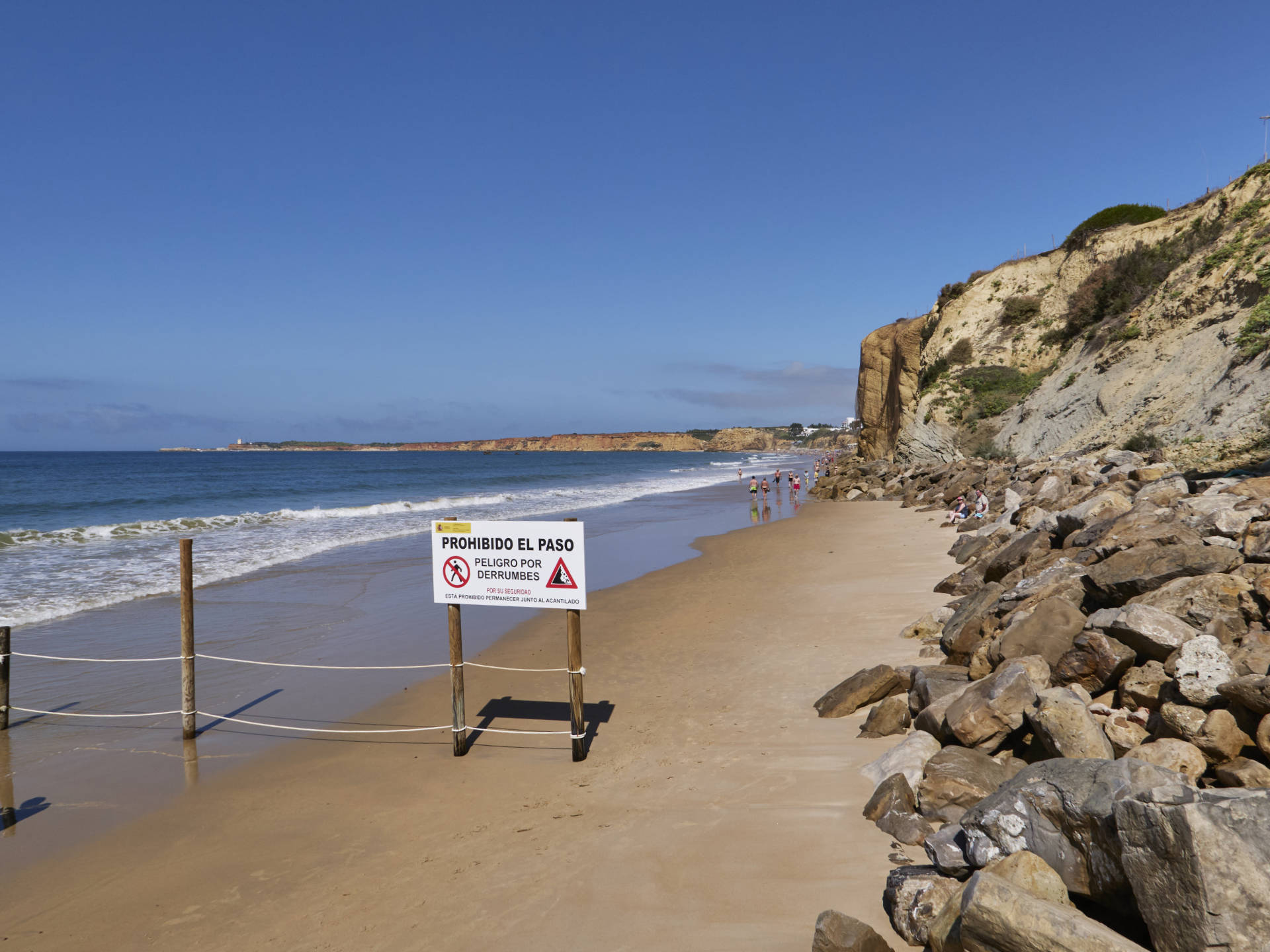 Playa Fuente del Gallo nördlich von Conil de la Frontera.