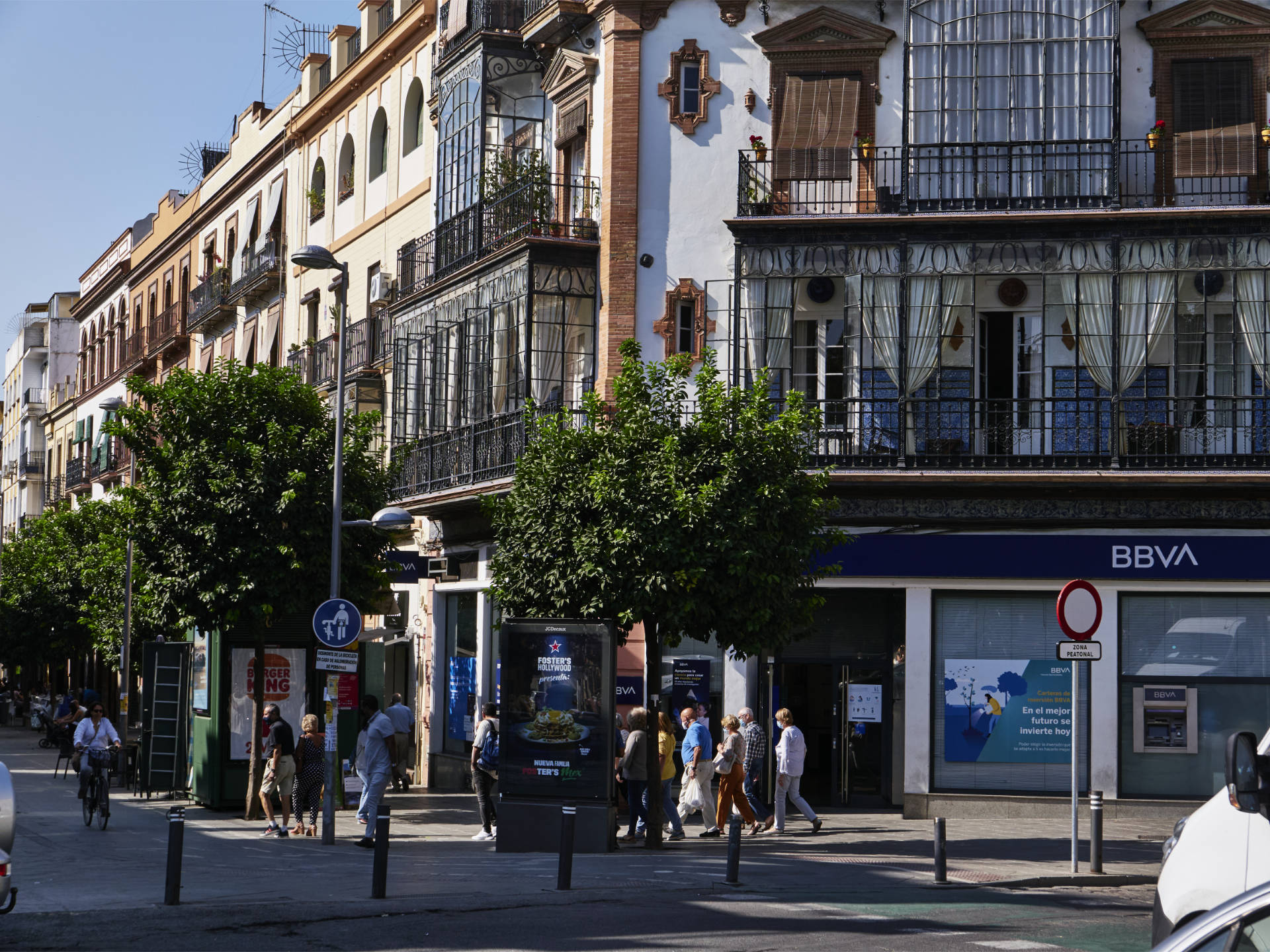 c / San Jacinto am Plaza del Altozano Sevilla.