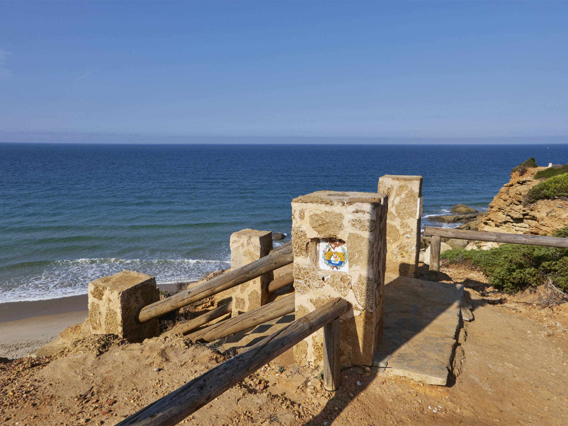 Treppe zur Cala del Tio Juan Medina I Conil de la Frontera.