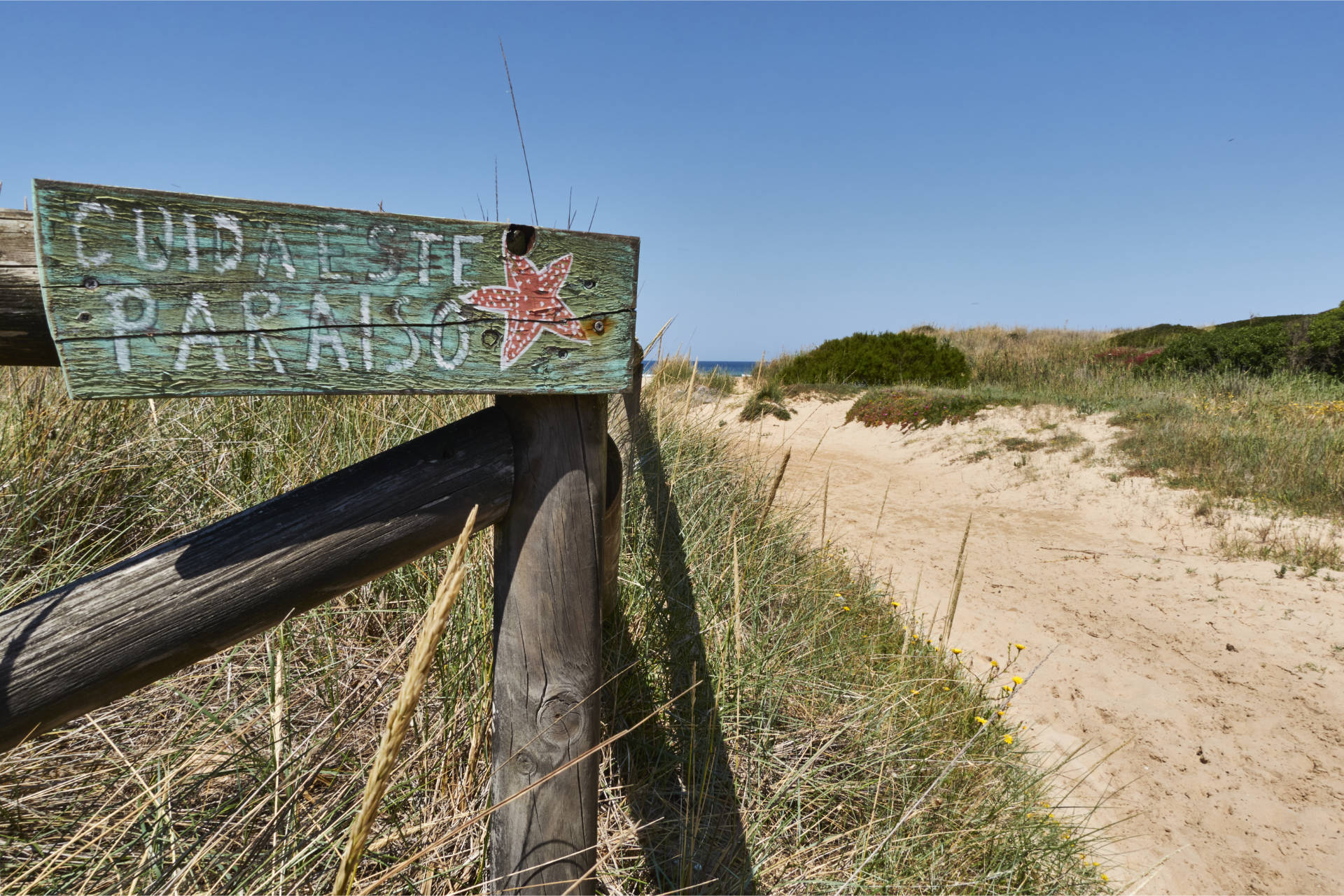 Durch Dünen und tiefen Sand von El Palmar nach El Atunar.