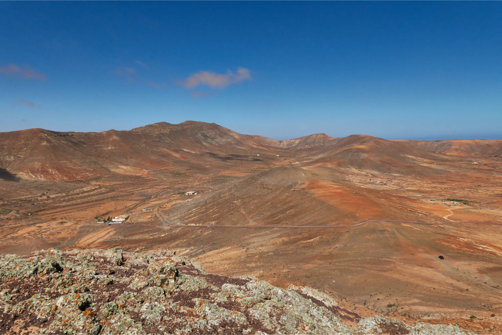 Blick vom Montaña San Andrés auf das Cortijo de la Sargenta.