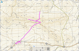 Trail Tetir - Casillas del Ángel über den Bergrücken um den Pico de Fortaleza (601 m).