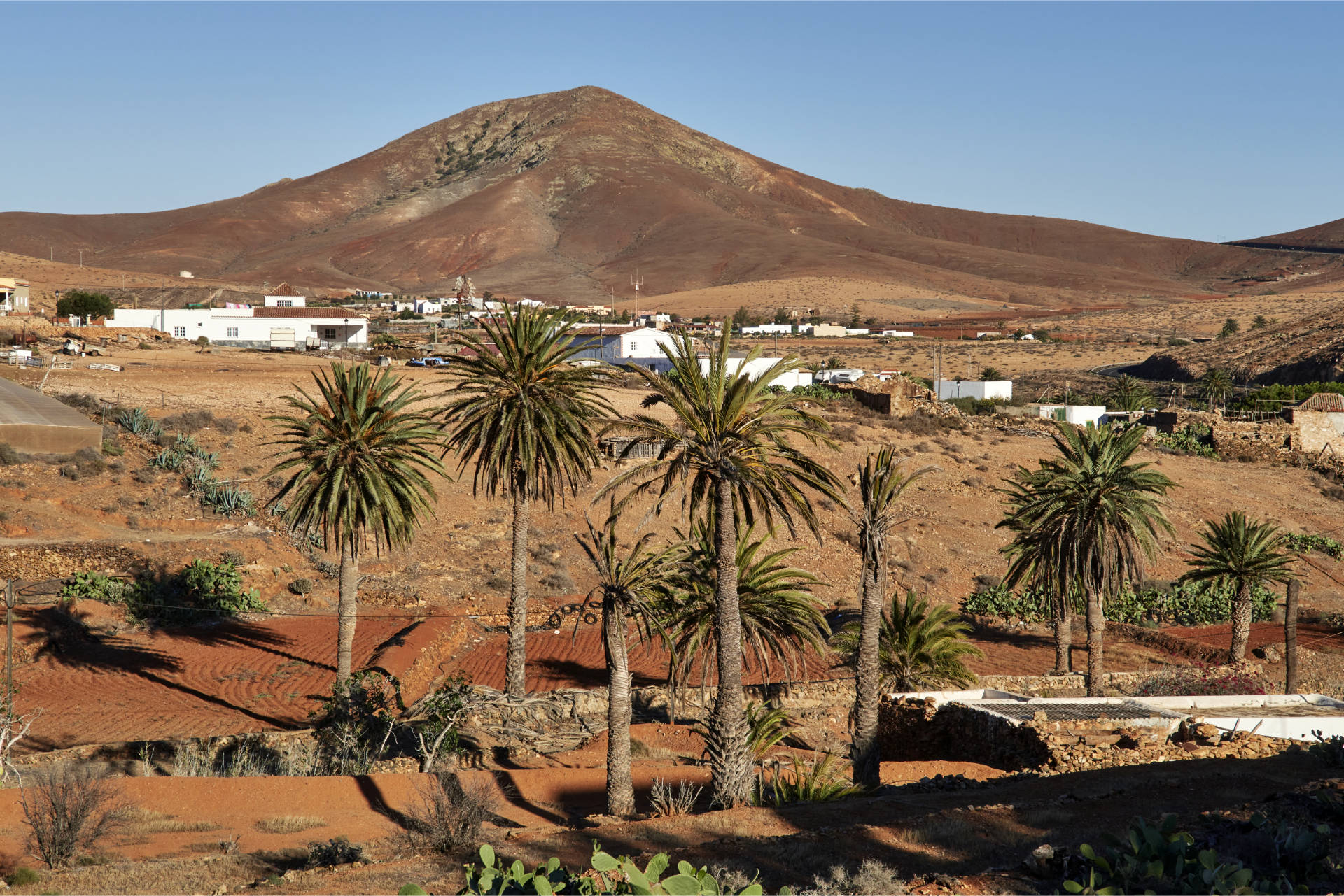 Durch den wassereichen Barranco Teguereyde – Blick zurück nach Toto.