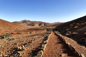 Durch den wassereichen Barranco Teguereyde – Blick zurück nach Toto.