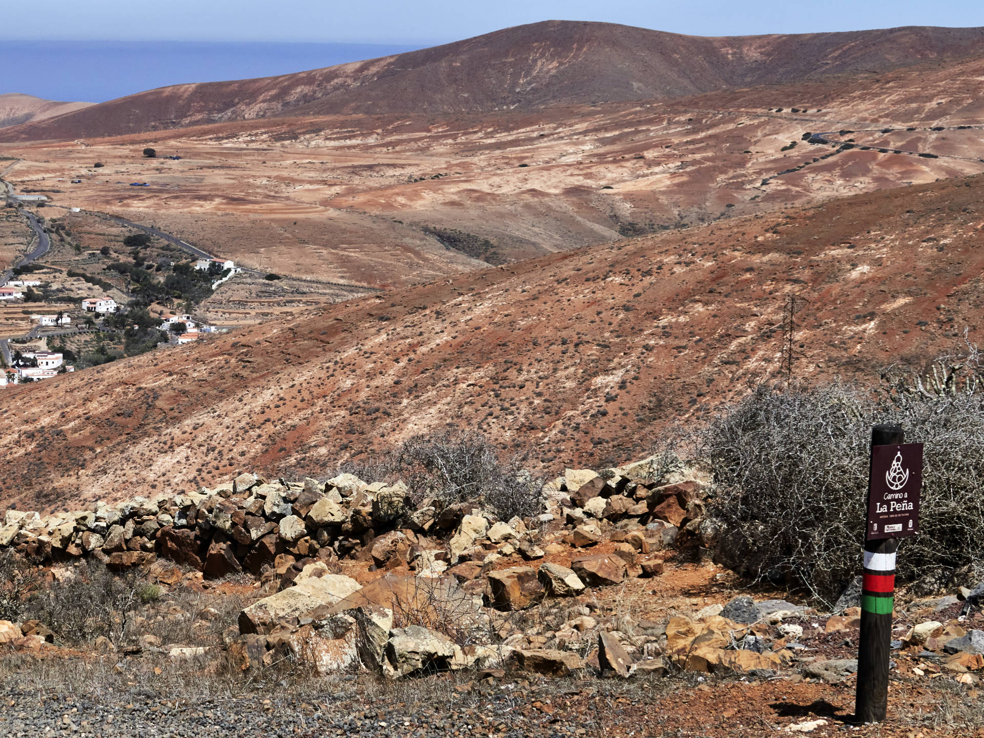 Der Camino de La Peña über den Degollada de la Villa.