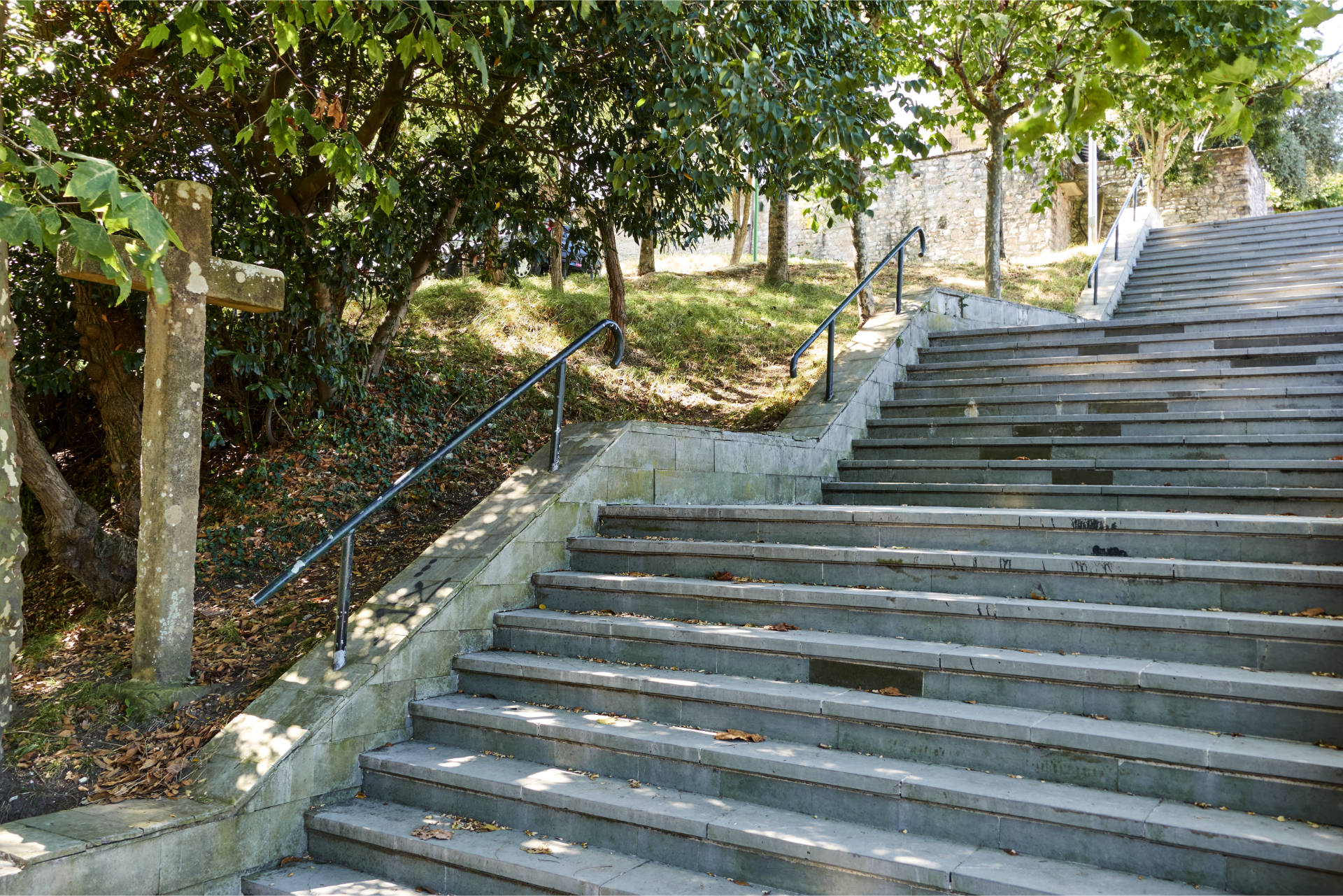 Die Treppen hinauf zur Ermita Andra Maria.