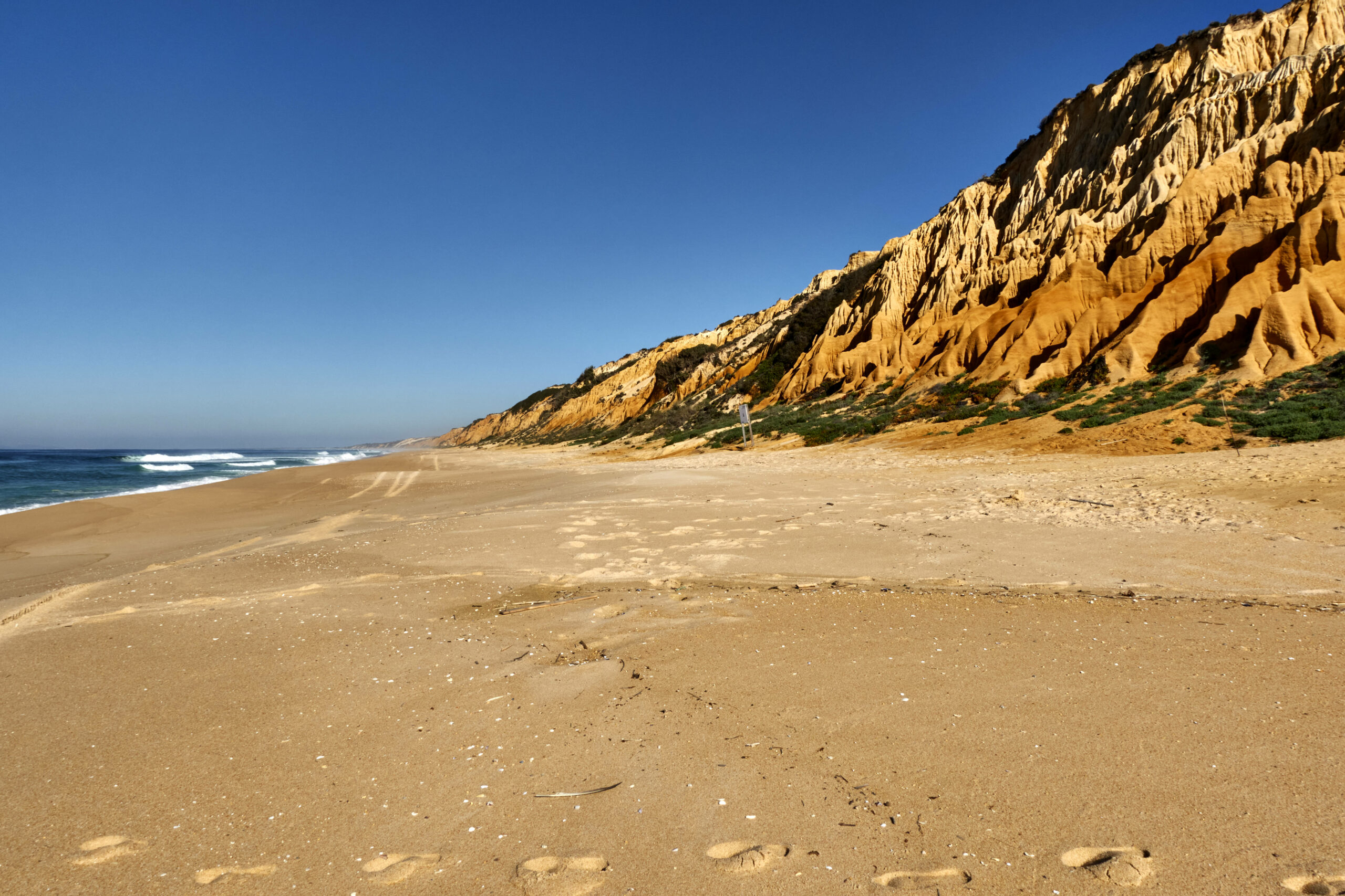 Praia do Galé – von Tróia bis Sines 40 Km Sandstrand.