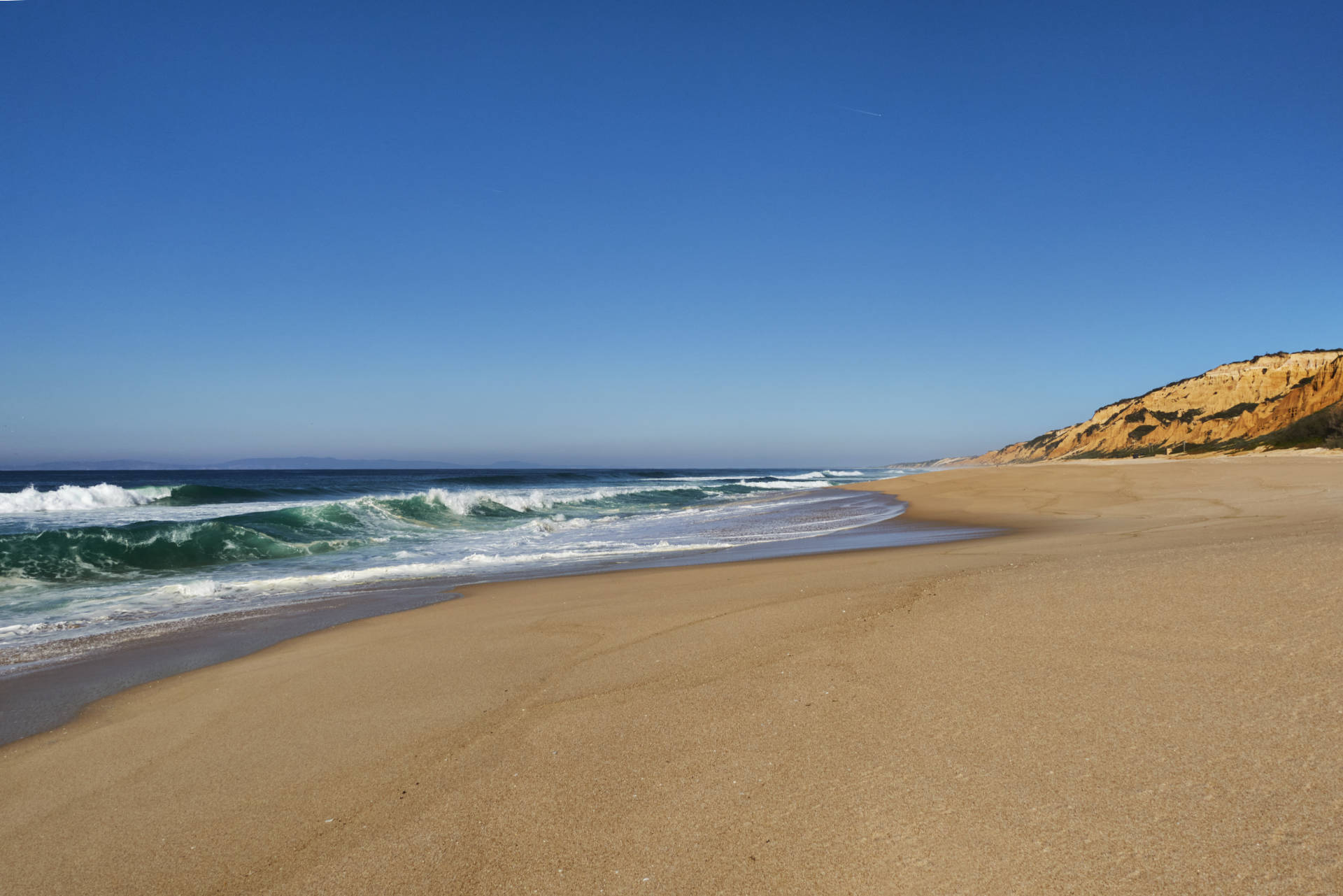 Praia do Galé – endloser, feiner Sand.