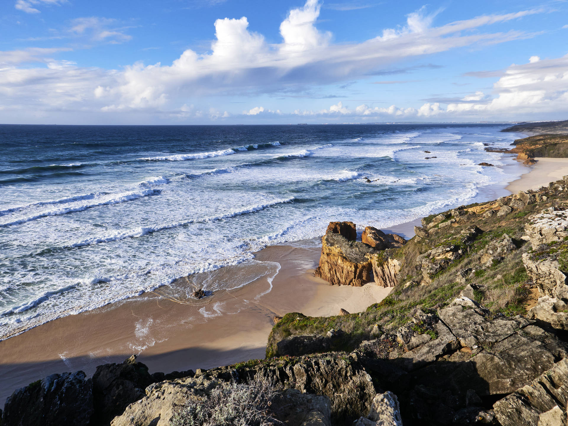 Praia do Malhão Costa Vincentina Portugal.