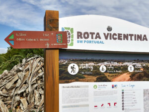 Rota Vincentina am Ponte da Piedade Algarve.