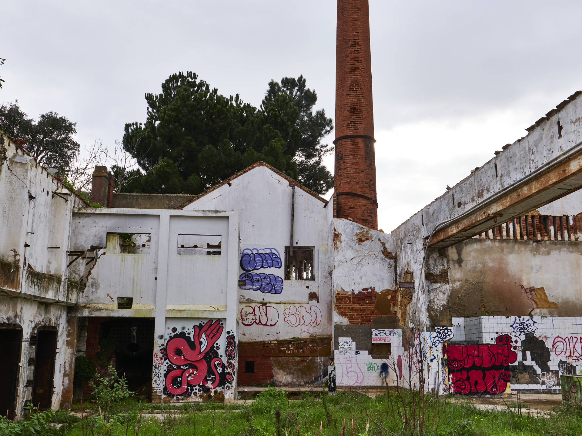 Relikte einer bessern Zeit – Industrieruine in Setúbal.