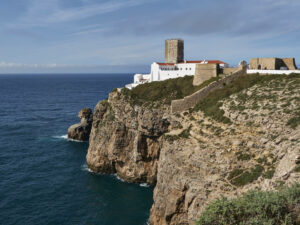 Farol do Cabo de São Vicente an der Westküste der Algarve, südwestlichster Punkt kontinental Europas.
