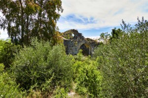 Die Basilika Ermita de San Ambrosio in der Gemeinde Barbate, Provinz Cádiz.