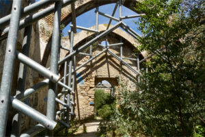 Die Basilika Ermita de San Ambrosio in der Gemeinde Barbate, Provinz Cádiz.